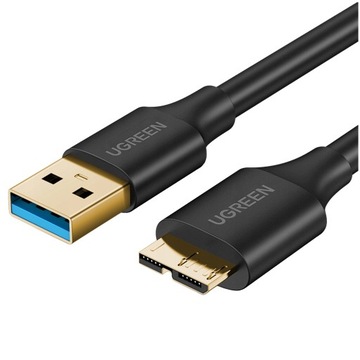UGREEN KABEL PRZEWÓD USB - MICRO USB-B 3.0 SuperSpeed 5Gb/s 1m DO DYSKÓW