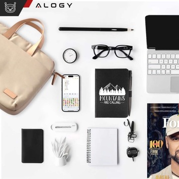 Torba etui na laptopa MacBook'a 14 do pracy szkoły pojemna Slim Pokrowiec