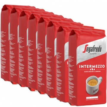 Kawa ziarnista Segafredo Intermezzo 8 x 1kg