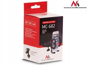 Автомобильный держатель Maclean для телефона, крепится в слот для компакт-дисков MC-682.