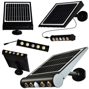 Halogen NAŚWIETLACZ Reflektor PROJEKTOR LED SOLARNY 8W 950lm CZUJNIK