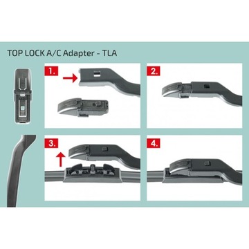 Адаптер A-C TLC для дворников ALCA Heyner, 2 шт., комплект