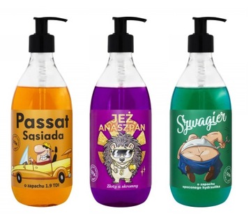LAQ SHOTS ZESTAW ŻELI MEN SZWAGIER+PASSAT+ANASZPAN