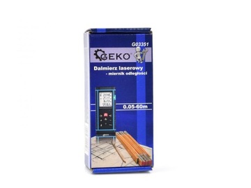 ЛАЗЕРНЫЙ ДАЛЬНОМЕР GEKO – ИЗМЕРИТЕЛЬ РАССТОЯНИЯ 0,05–60 М G03351