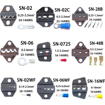 КОМПЛЕКТ МАШИНЫ ДЛЯ ОБЖИМА РАЗЪЕМОВ 8 КАБЕЛЬНЫХ ПЛАСТИН 48B, обжимные инструменты