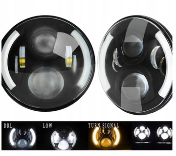 7-ДЮЙМОВАЯ ФАРА СВЕТОДИОДНАЯ ПЕРЕДНЯЯ ФАРА МОТОЦИКЛА 150 Вт