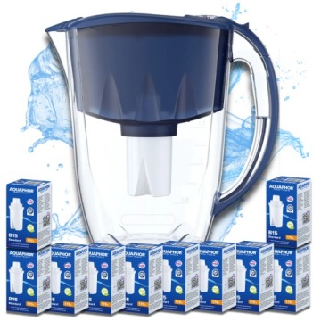Džbán s filtrem Aquaphor Ideal 2,8L tmavě modrý 10 filtrů B15, B100-15