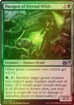 MTG Paragon of Eternal Wilds uncommon M15