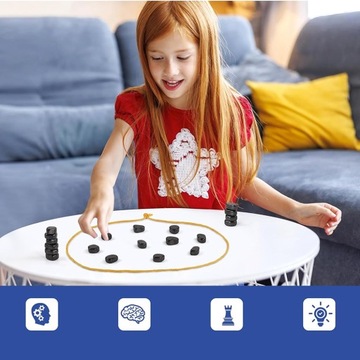 Магнитные боевые шахматы, настольные образовательные игры