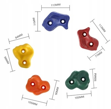 РУЧКИ ДЛЯ ЛАЗАНИЯ КАМНИ ДЛЯ ЛАЗАНИЯ MIX 6