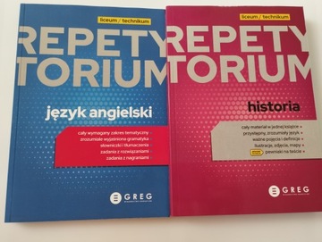HISTORIA + ANGIELSKI Repetytoria Liceum Technikum