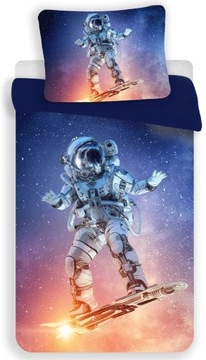 MŁODZIEŻOWA POŚCIEL KOSMOS GALAKTYKA POŚCIEL ASTRONAUTA POŚCIEL 3D 140x200