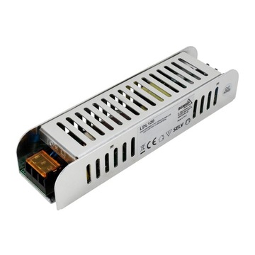 Zasilacz elektroniczny LED 24V 120W 5A IP20 Aluminium Bemko