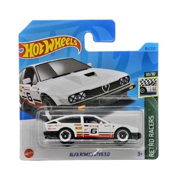 HOT WHEELS ALFA ROMEO GTV6 3.0 Retro racers 10/10 biały HKJ83