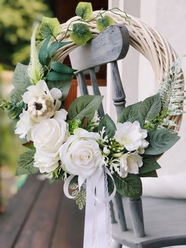 ОСЕННИЙ ВЕНОК,ПЛЕТЕНЫЙ ВЕНОК НА ДВЕРЬ,ЦВЕТЫ