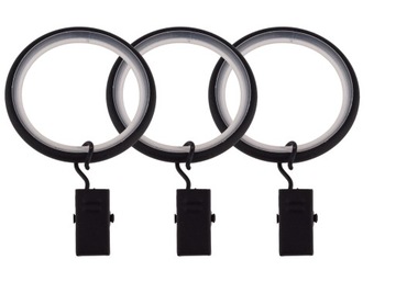 Карниз одинарный металлический, Matt Black, 120 см, 19 мм, Luna, разные рисунки