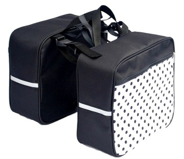 TORBA NA BAGAŻNIK ROWEROWY, SAKWA 2x10L