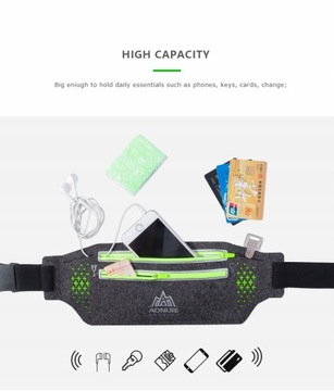 Saszetka biodrowa do biegania paskiem Fanny Pack