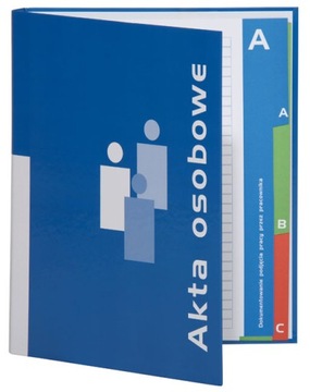 SEGREGATOR A4 RINGOWY DO AKT OSOBOWYCH 2R 20MM