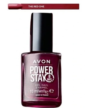 AVON LAKIER ŻELOWY DO PAZNOKCI THE RED ONE POWERSTAY