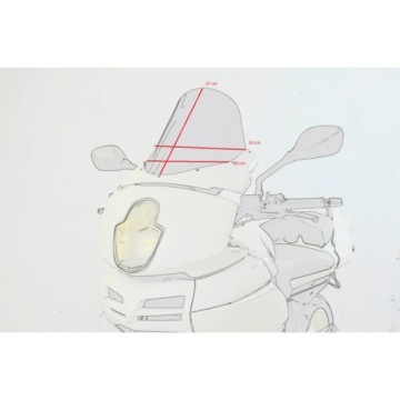 МОТОЦИКЛОВОЕ ОКНО LOSTER DUCATI MULTISTRADA 1100
