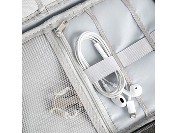 СУМКА-ОРГАНИЗАТОР ДЛЯ ПУТЕШЕСТВИЙ ДЛЯ КАБЕЛЕЙ И ЗАРЯДНЫХ УСТРОЙСТВ