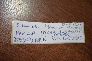 MOTOREK BRZDY RUČNÍ PORSCHE MACAN 1