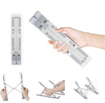 Универсальная АЛЮМИНИЕВАЯ ПОДСТАВКА для ноутбука и планшета