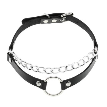 Nowa kobieta czarny punkowy Choker obroża nas