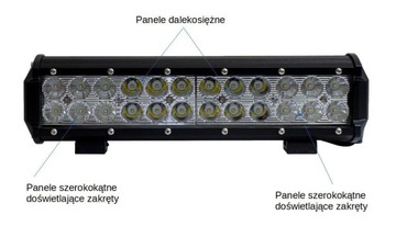 Галогенная лампа 24 x LED CREE COMBO 250 Ватт 10000 ЛМ + переключатель для Quad