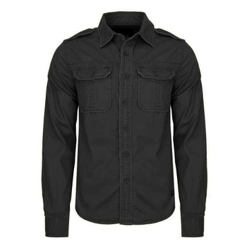 Tričko s dlhým rukávom BRANDIT Vintage Shirt Čierna L