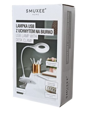 LAMPKA USB Z UCHWYTEM NA BIURKO SMUKEE