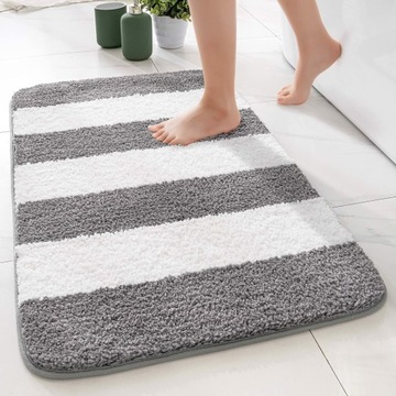 Dywanik Łazienkowy z Mikrofibry 40x60 w paski