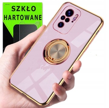 Etui marki OXYGEN CHIC do Redmi NOTE 10 + szkło 9H
