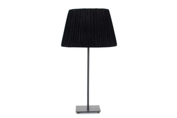 Abażur klosz WELUR AKSAMIT 23x34x22 CZARNY