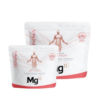 Mg12 Epsom 5kg (4+1) Oczyszczająca sól do kąpieli EPSOM Kizeryt siarczan Mg