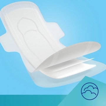 CANPOL ABSORBENT DISCREET ПОСЛЕРОДОВЫЕ ПРОКЛАДКИ С КРЫЛЬЯМИ НА НОЧЬ 42см