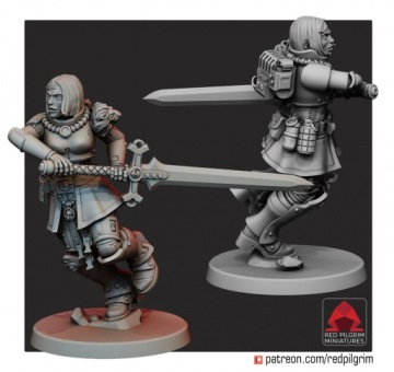 Swordmaster - Companions Red Pilgrim Miniatures 28