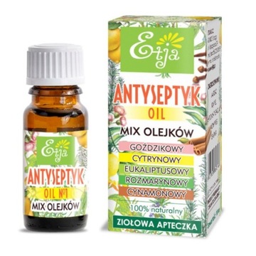 Naturalny olejek Etja Antyseptyk rozgrzewający mix olejków eterycznych 10ml