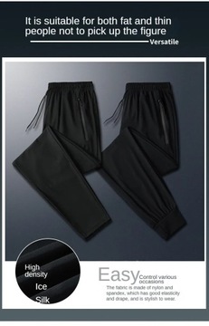 Men's Running Pants Summer Quick Dry Ice Silk Fish