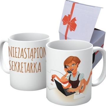 KUBEK PREZENT DZIEŃ NAUCZYCIELA SEKRETARKA N56