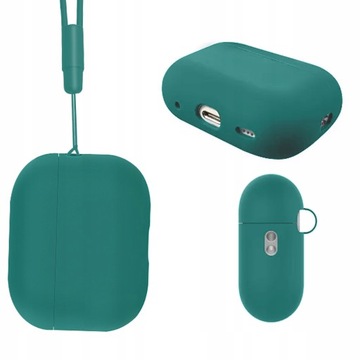 AIRPODS PRO 2 GEN ETUI POKROWIEC DO APPLE OCHRONNE ODPORNE SILIKONOWE KOLOR