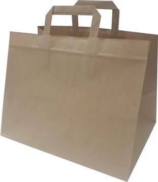 TORBA PAPIEROWA cateringowa eko 32x22x24 250 szt