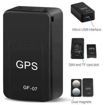 Автомобильный мини-GPS-трекер GF-07. Отслеживание в реальном времени, защита от кражи и потери.
