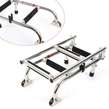 DRABINKA POKłADOWA Z 4 STOPNIAMI stal 4 szczeb. 0,9 m