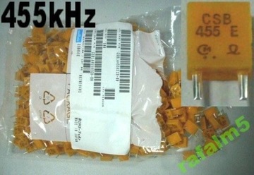 REZONATOR KWARCOWY KWARC 455kHz Made in JAPAN