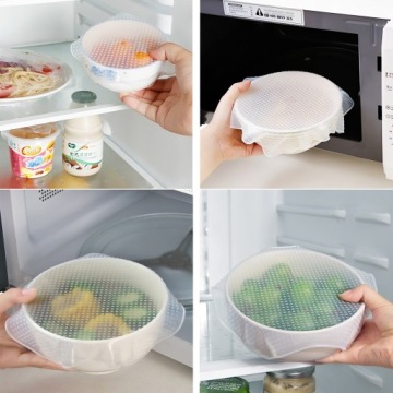 КРЫШКИ СИЛИКОНОВЫЕ УНИВЕРСАЛЬНЫЕ ДЛЯ ЕДЫ, 3 ШТ, ПЛОТНЫЕ ДЛЯ КОНТЕЙНЕРОВ