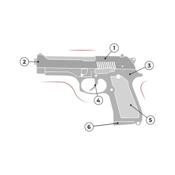 COLT AIRSOFT METAL ASG ТОЧКА ШАРОВОГО ПИСТОЛЕТА