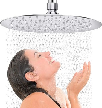 Тонкий стальный душ дождь душ 30 см тонкий спрей хром