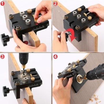 ШАБЛОН ЭКСЦЕНТРИКОВ КРУГЛЫХ СОЕДИНЕНИЙ ДЛЯ СВЕРЛЕНИЯ ОТВЕРСТИЙ 6/8/10/15мм